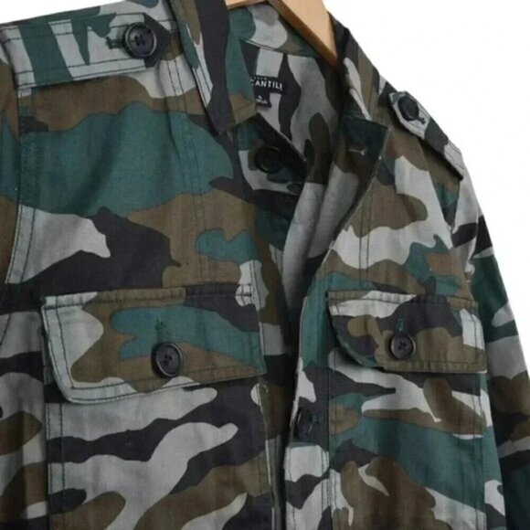 J.Crew Mercantile Camo Utility Shacket Green Brown Size Small - Picture 9 of 16